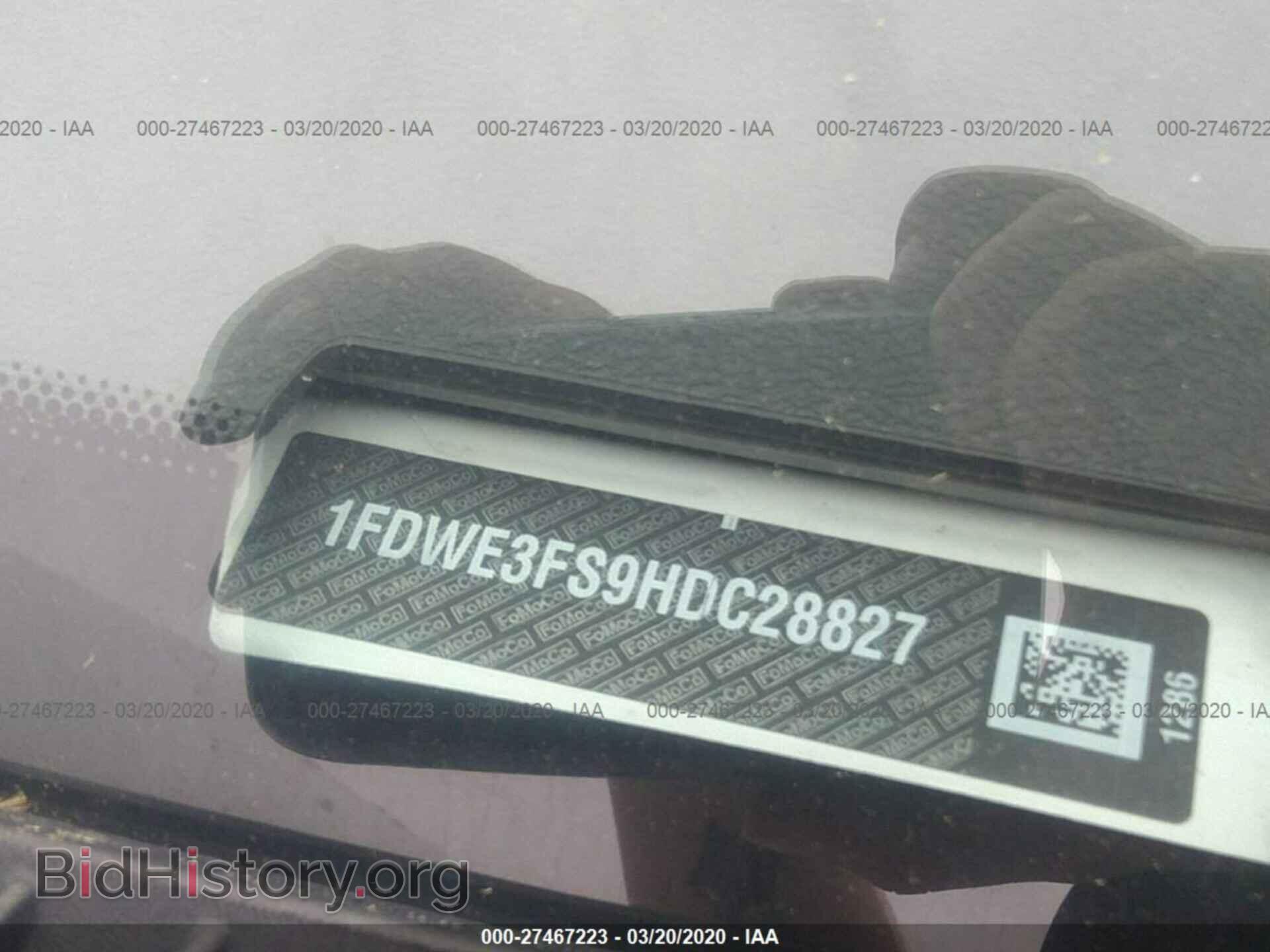 2017 FORD ECONOLINE - VIN: 1FDWE3FS9HDC28827 - Фото 9