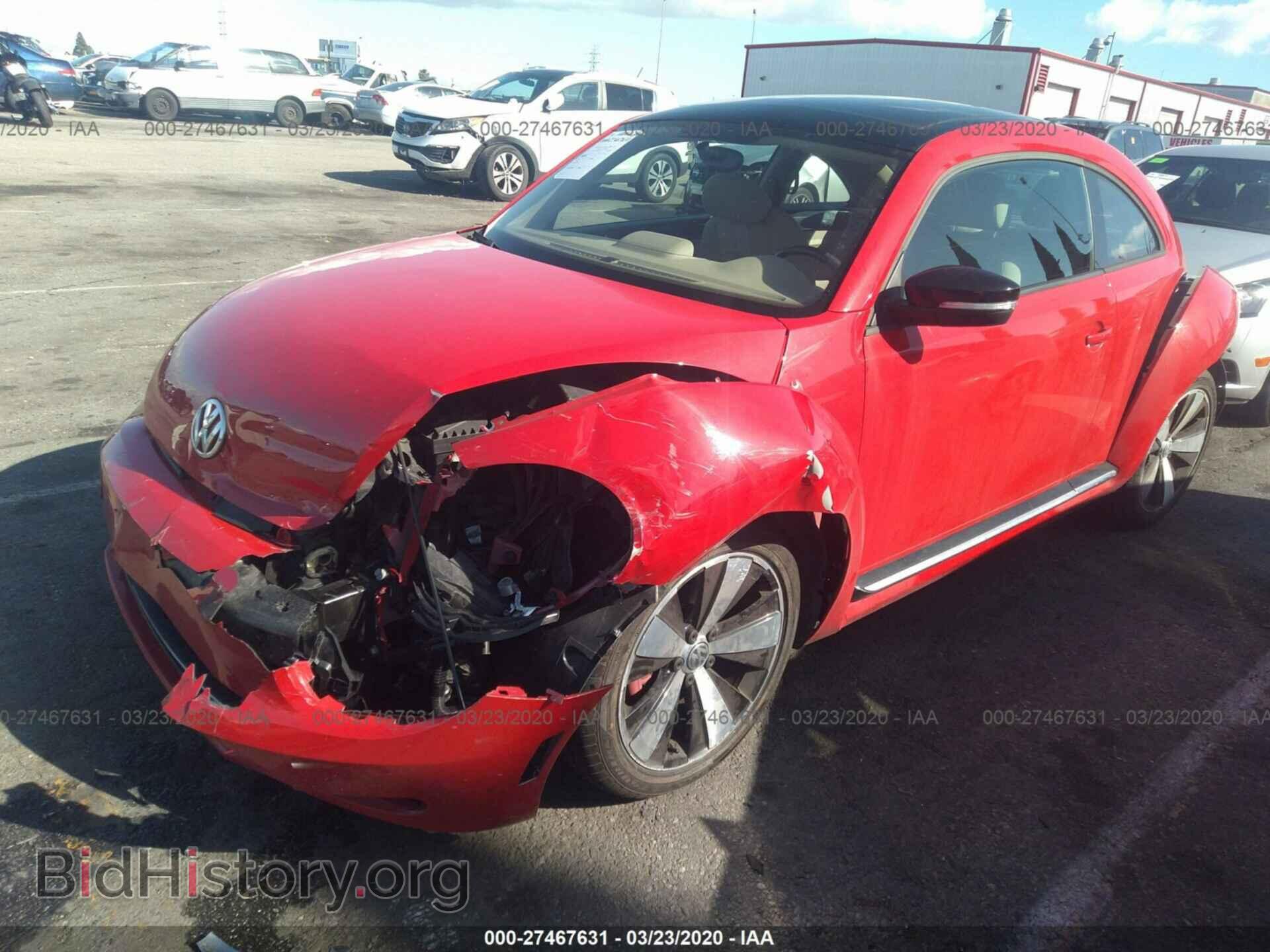 2013 VOLKSWAGEN BEETLE - VIN: 3VWVA7AT4DM623612 - Фото 2