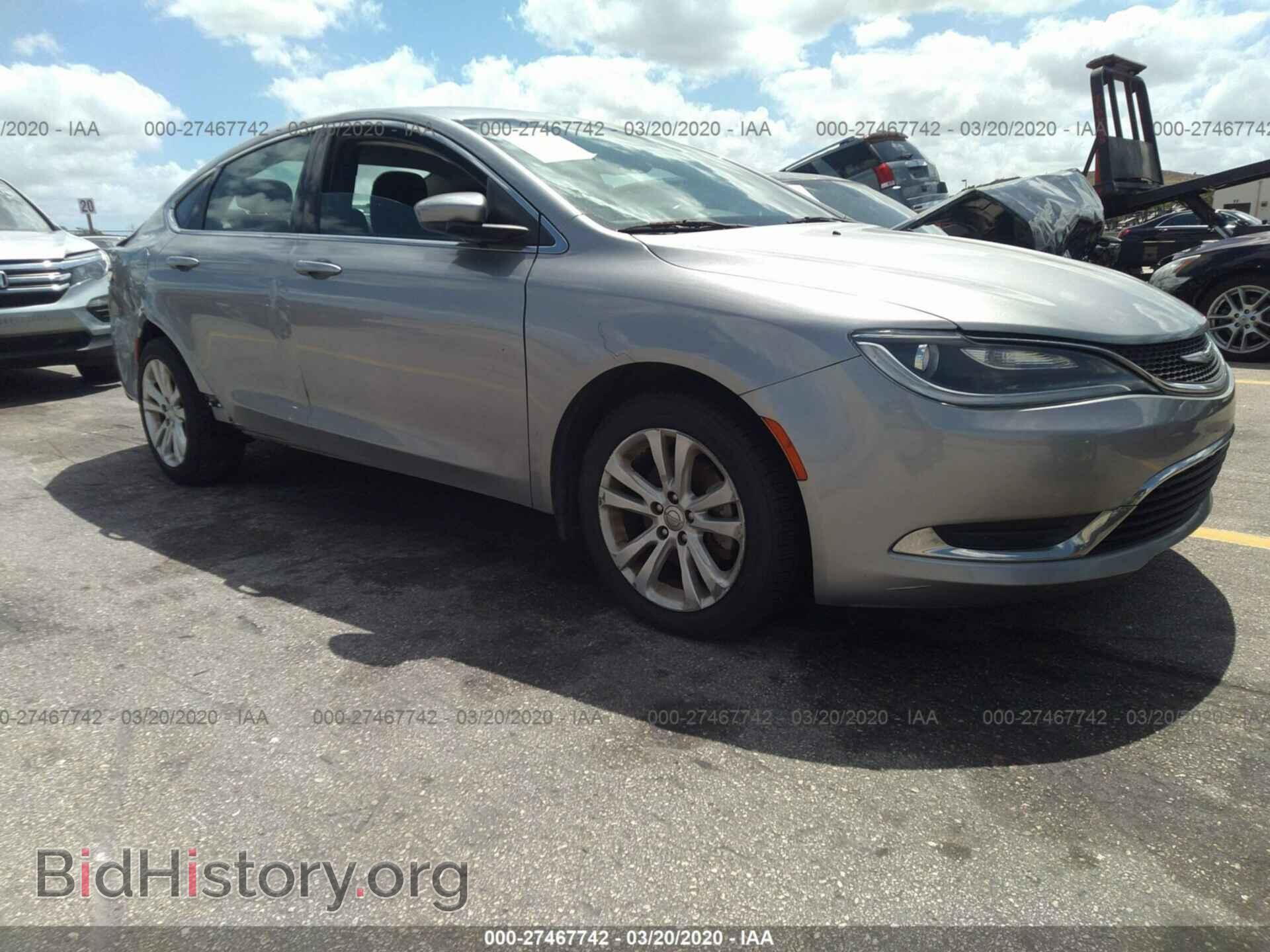Photo 1C3CCCAB5FN608201 - CHRYSLER 200 2015