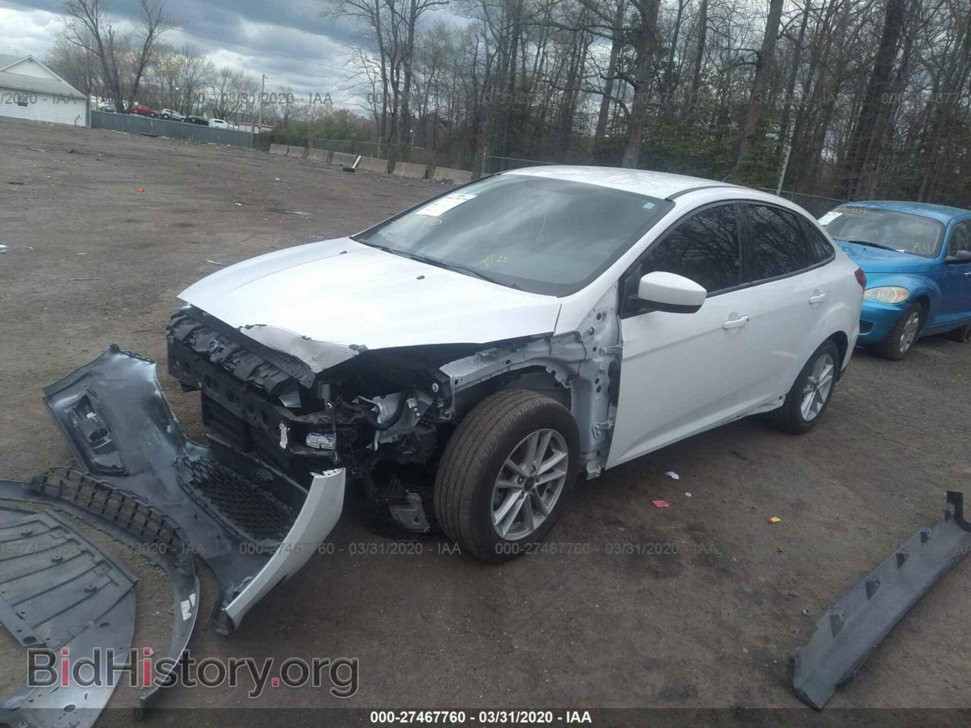 2018 FORD FOCUS - VIN: 1FADP3F22JL295390 - Фото 2
