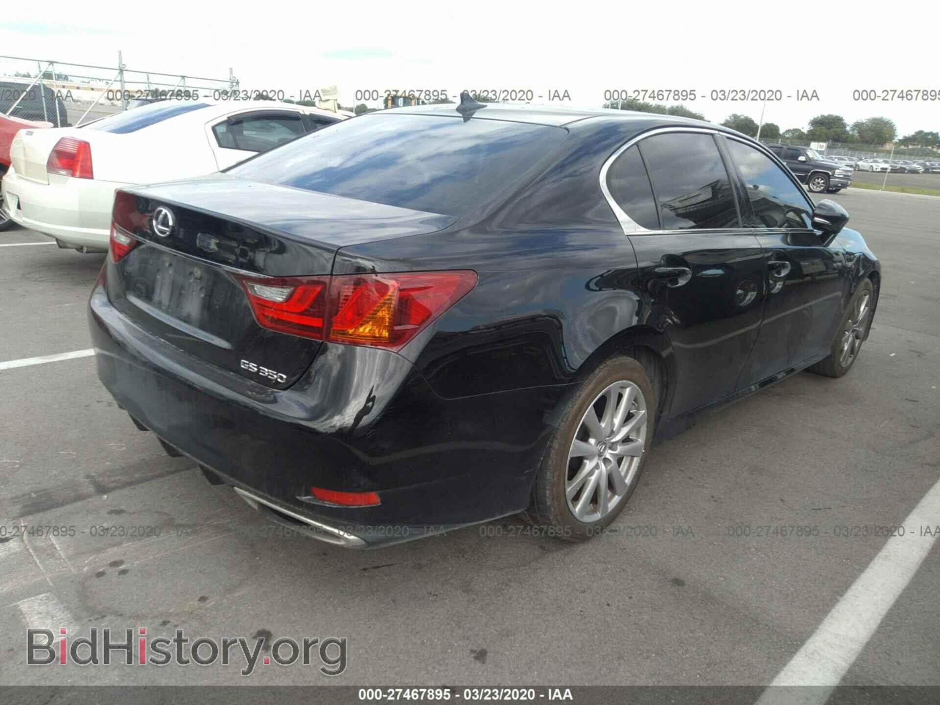 2013 LEXUS GS - VIN: JTHBE1BL3D5000704 - Фото 4