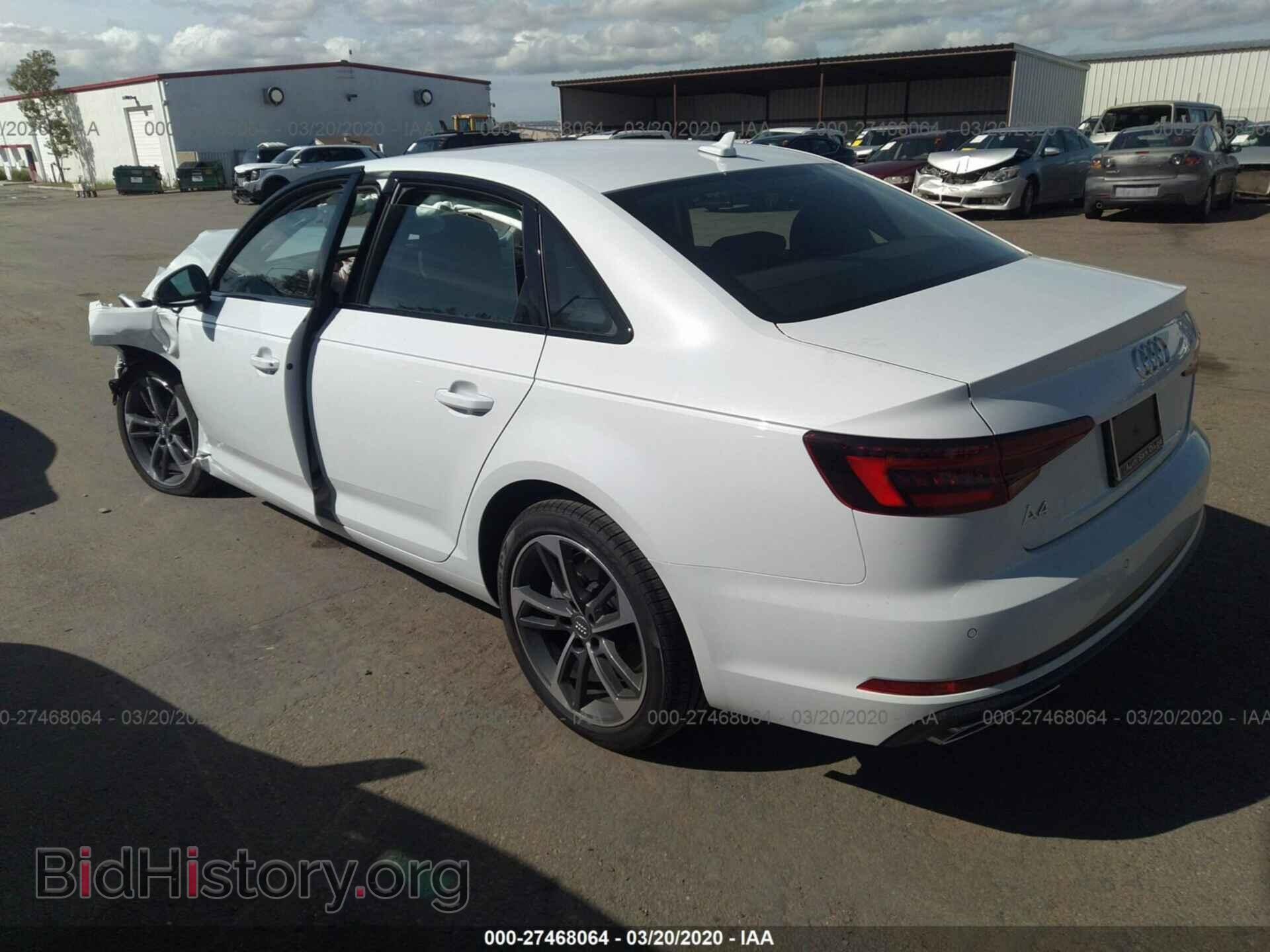 2019 AUDI A4 - VIN: WAUGMAF49KN022035 - Фото 3