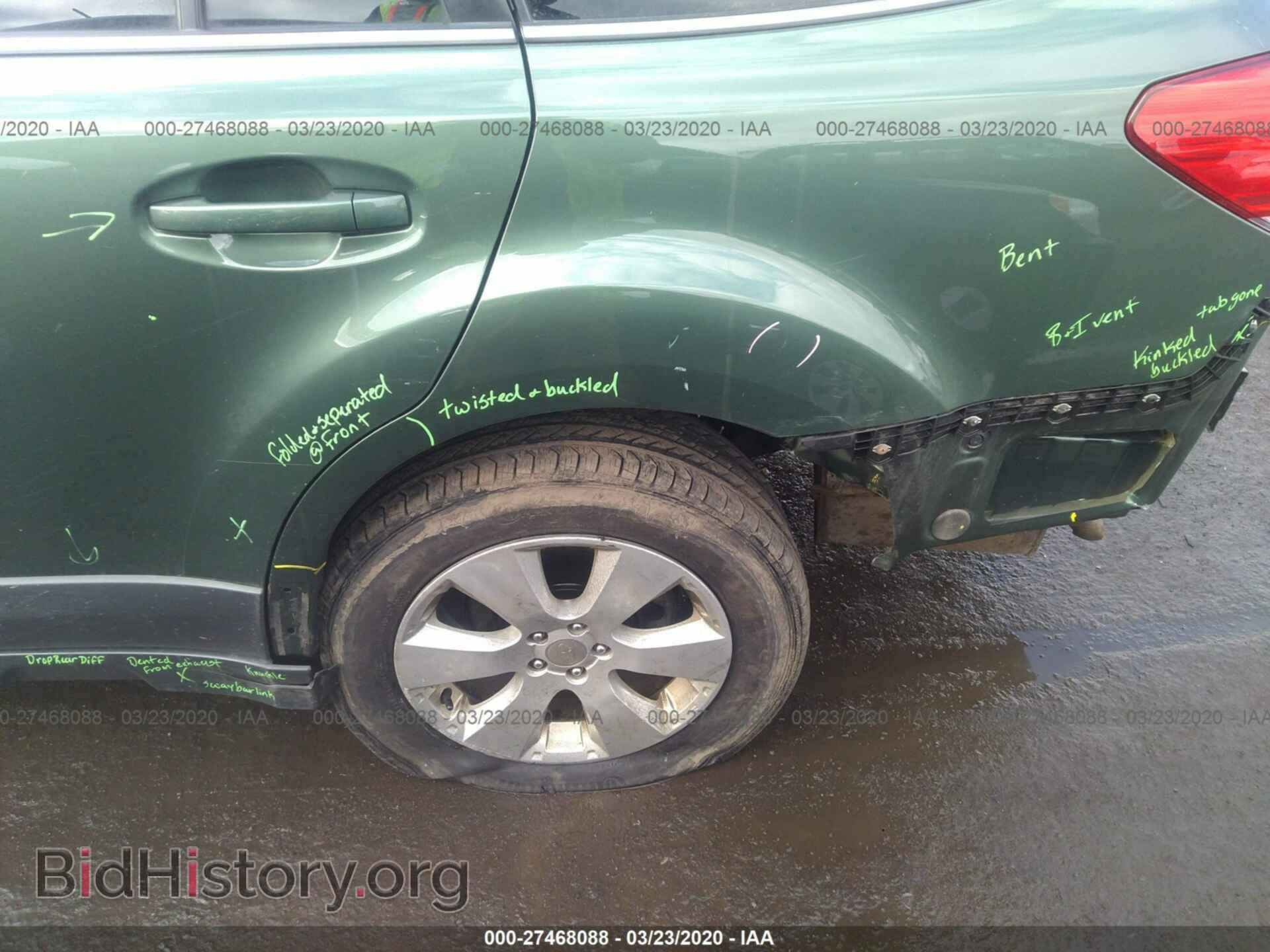2011 SUBARU OUTBACK - VIN: 4S4BRCBC8B3356832 - Фото 6