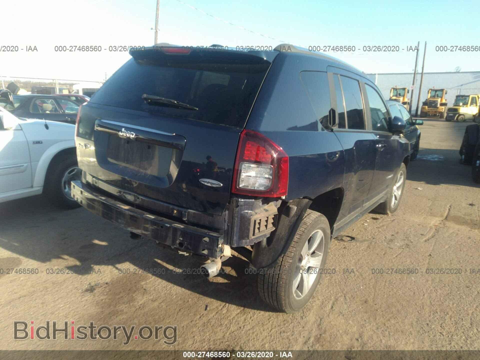 2016 JEEP COMPASS - VIN: 1C4NJDEB1GD793588 - Фото 4