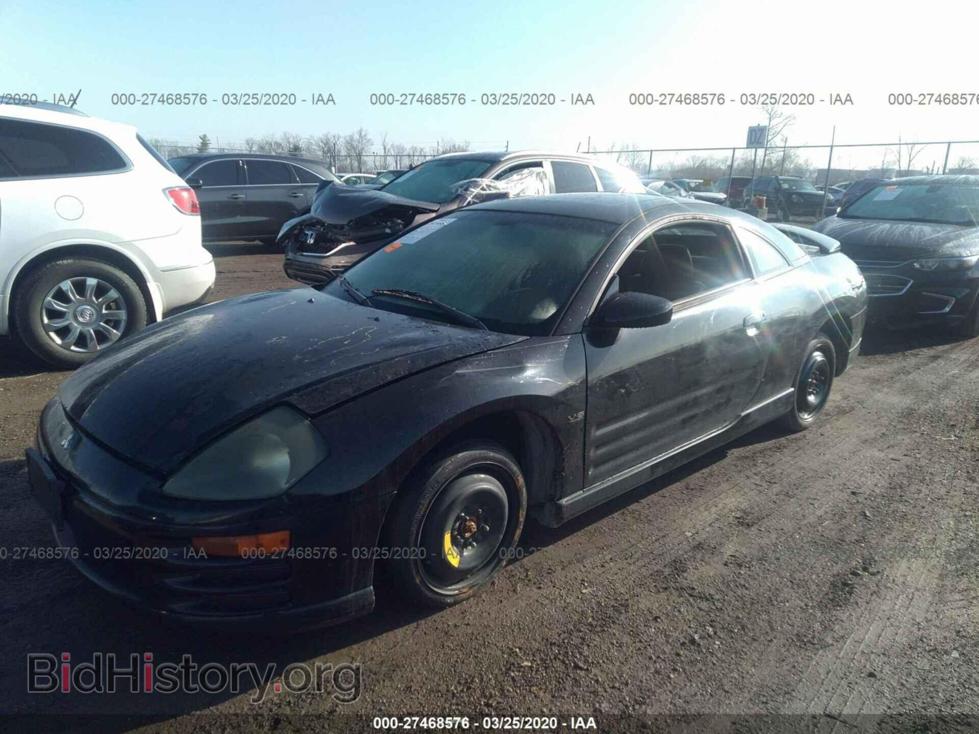 2002 MITSUBISHI ECLIPSE - VIN: 4A3AC54H22E012632 - Фото 2