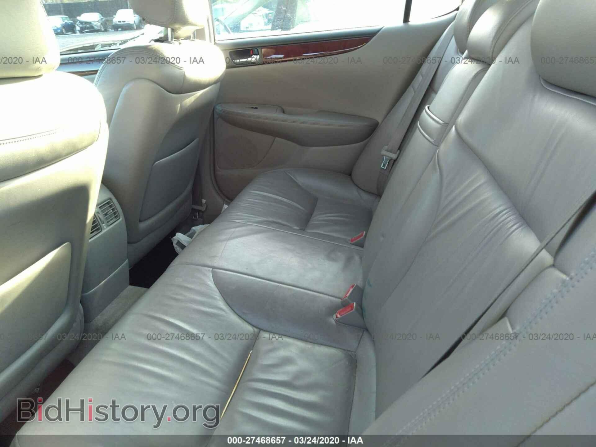 2004 LEXUS ES - VIN: JTHBA30G440002830 - Фото 8