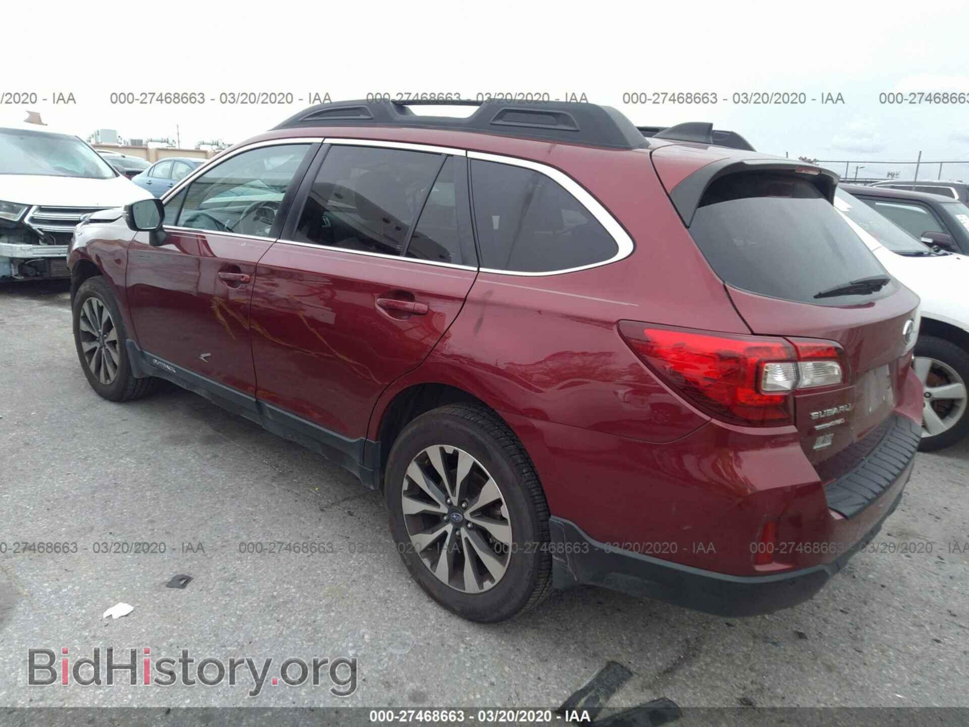 2017 SUBARU OUTBACK - VIN: 4S4BSENC0H3241257 - Фото 3