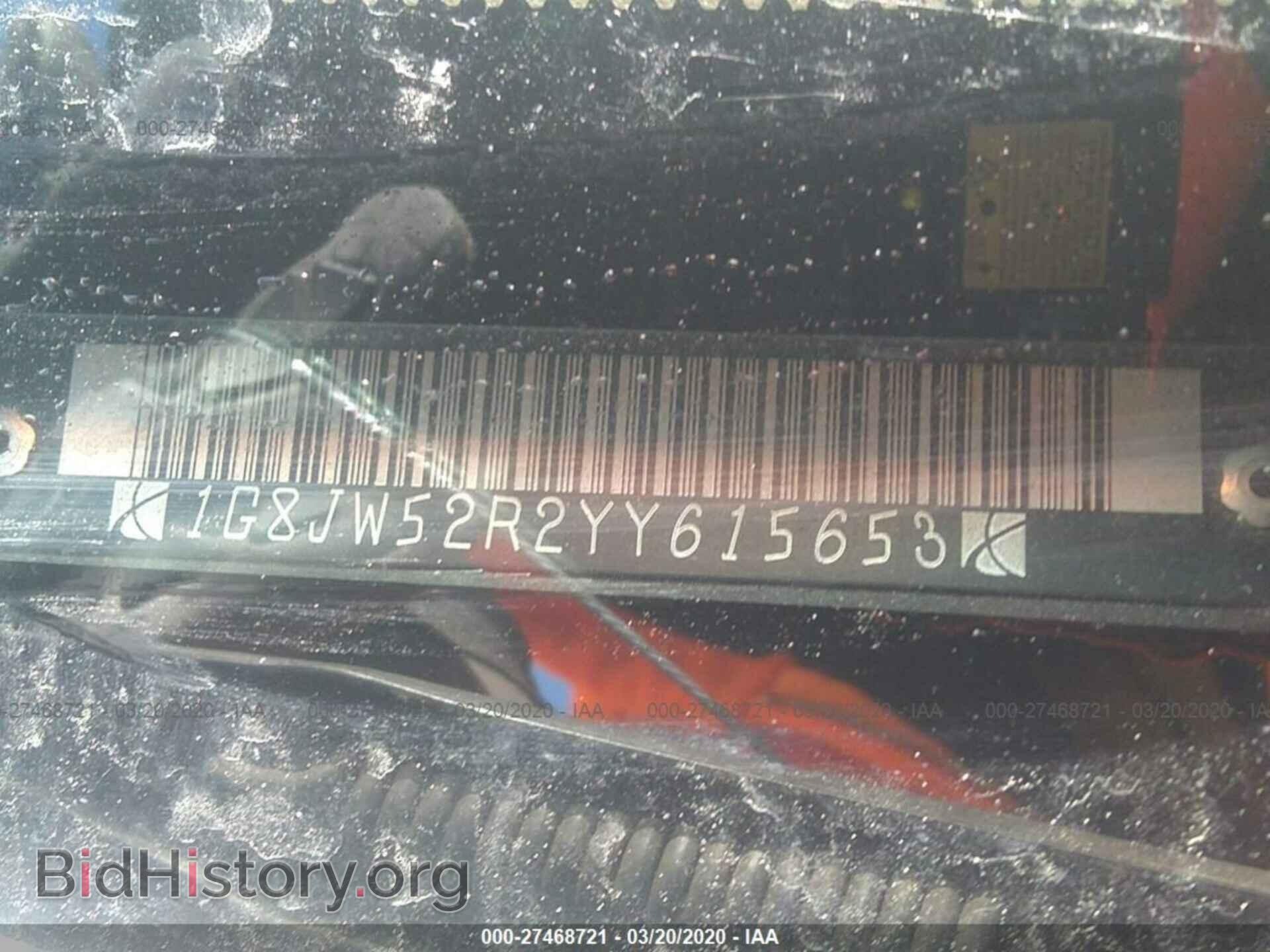 2000 SATURN LS2 - VIN: 1G8JW52R2YY615653 - Фото 9