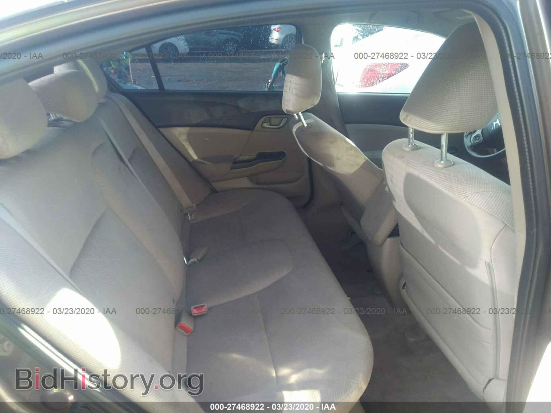 2012 HONDA CIVIC - VIN: 2HGFB2F53CH518222 - Фото 8