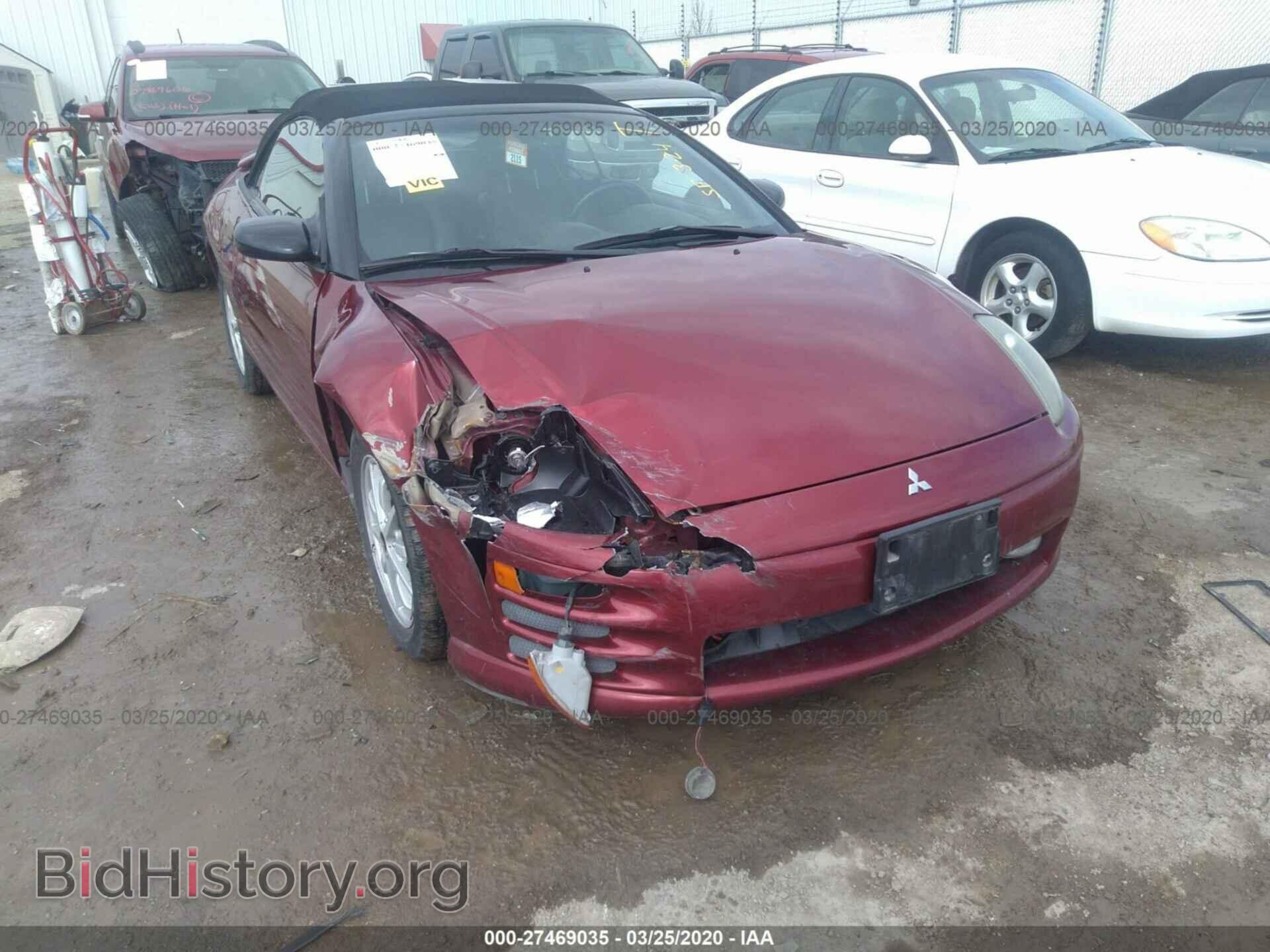 2002 MITSUBISHI ECLIPSE - VIN: 4A3AE45G22E059539 - Фото 6