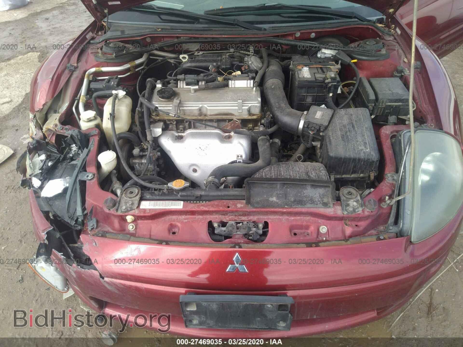 2002 MITSUBISHI ECLIPSE - VIN: 4A3AE45G22E059539 - Фото 10