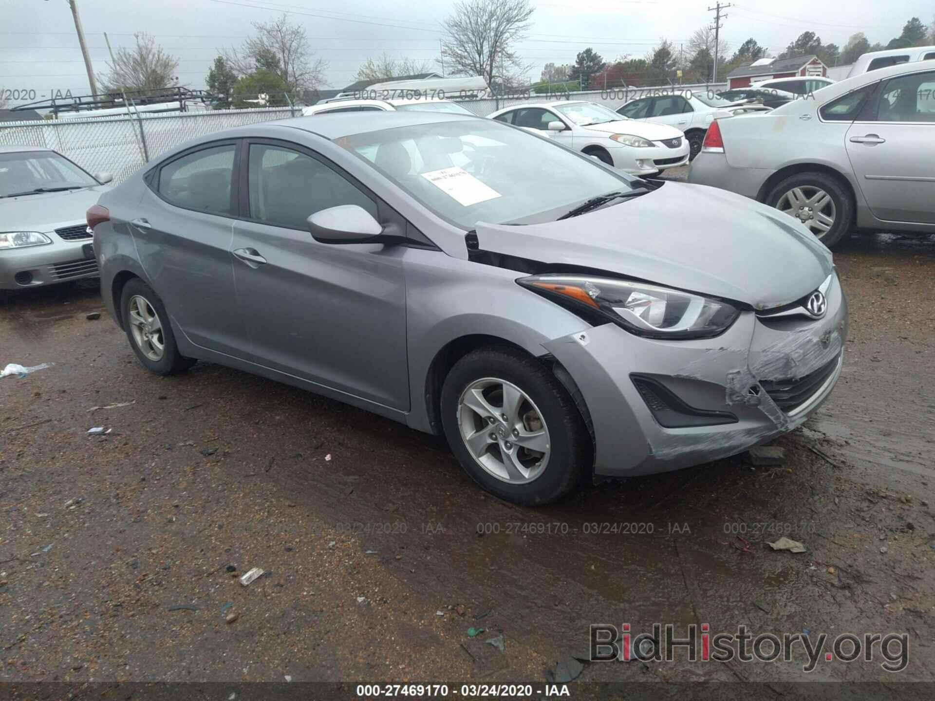 Photo KMHDH4AE3EU146822 - HYUNDAI ELANTRA 2014