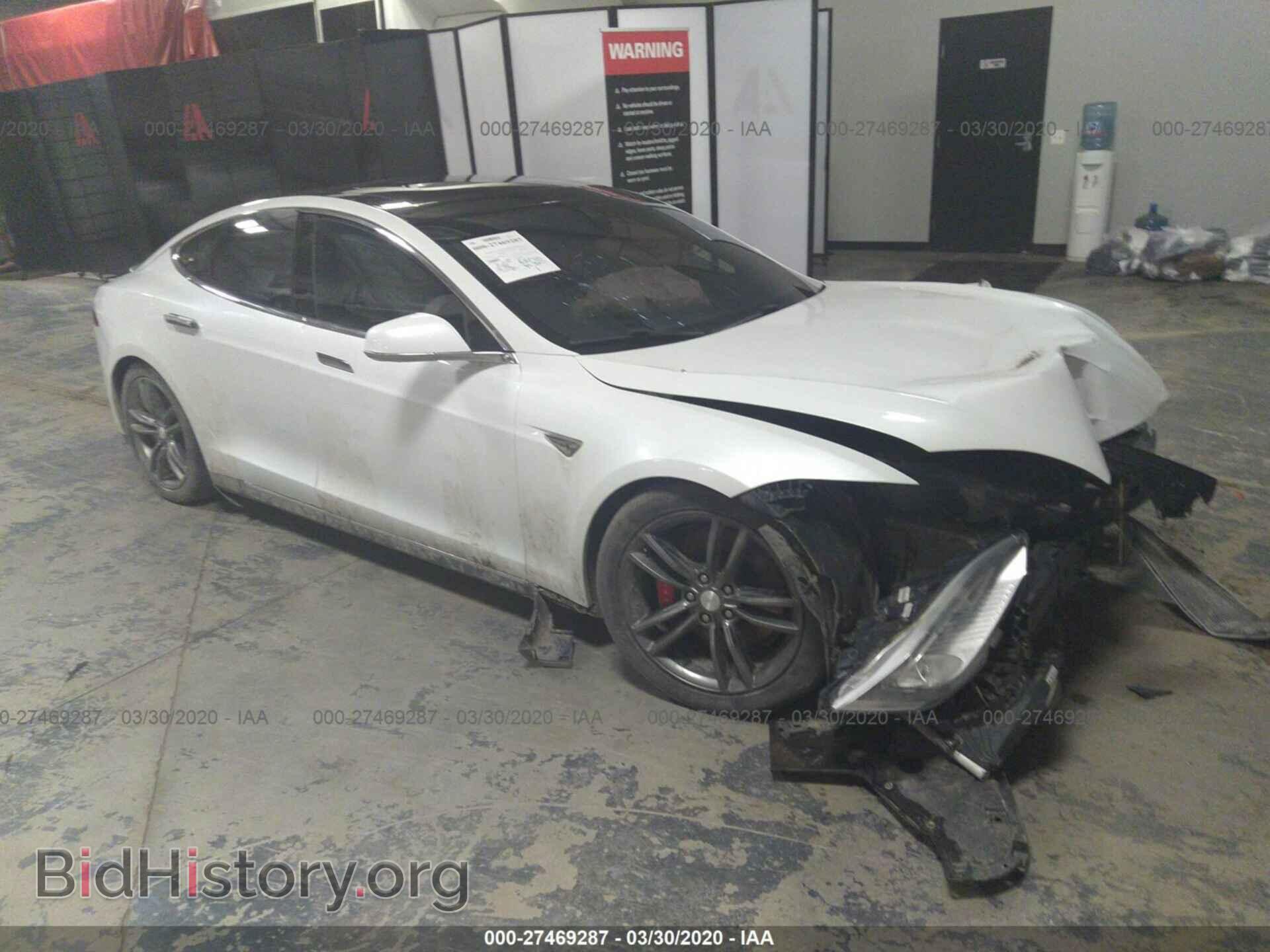 Photo 5YJSA1H28EFP62843 - TESLA MODEL S 2014