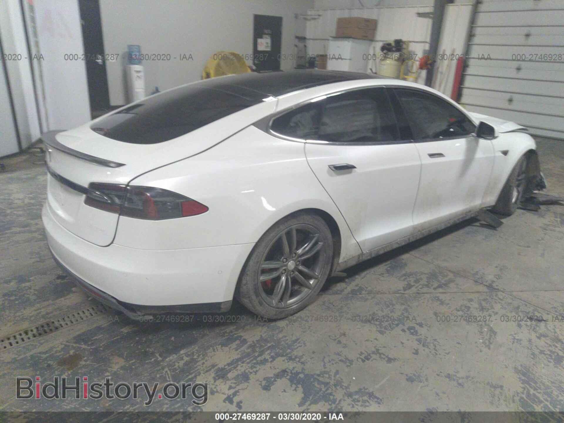 2014 TESLA MODEL S - VIN: 5YJSA1H28EFP62843 - Photo 4