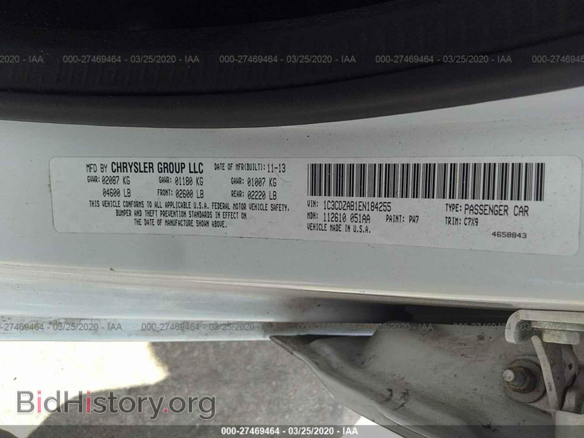 2014 DODGE AVENGER - VIN: 1C3CDZAB1EN184255 - Photo 9