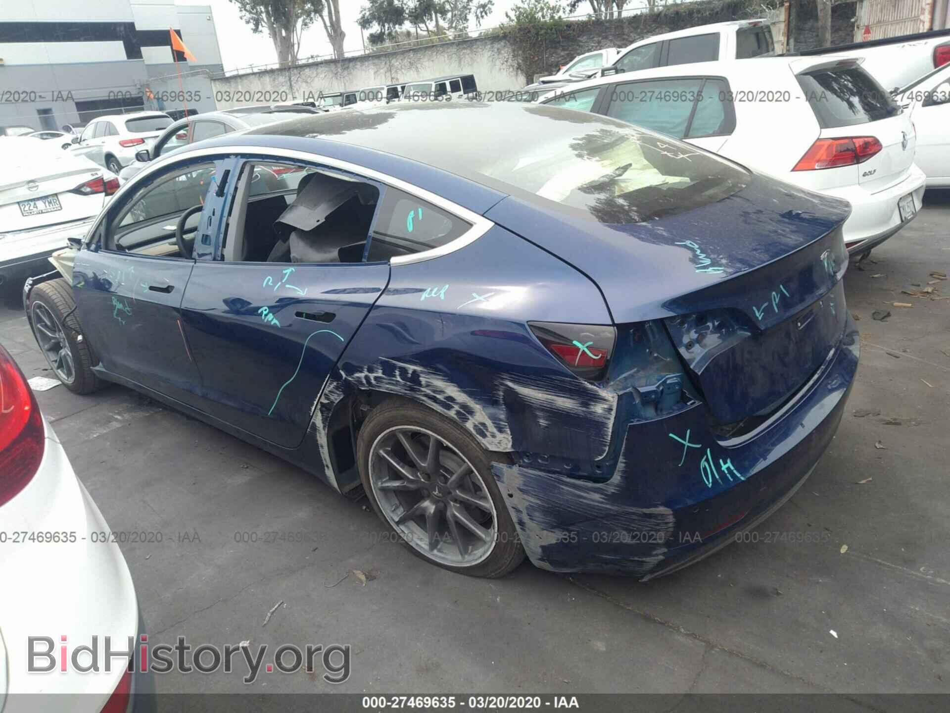 2019 TESLA MODEL 3 - VIN: 5YJ3E1EA6KF421277 - Фото 3