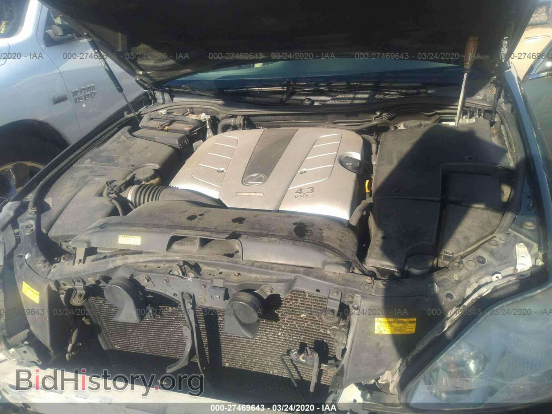 2004 LEXUS LS - VIN: JTHBN36F840151051 - Фото 10