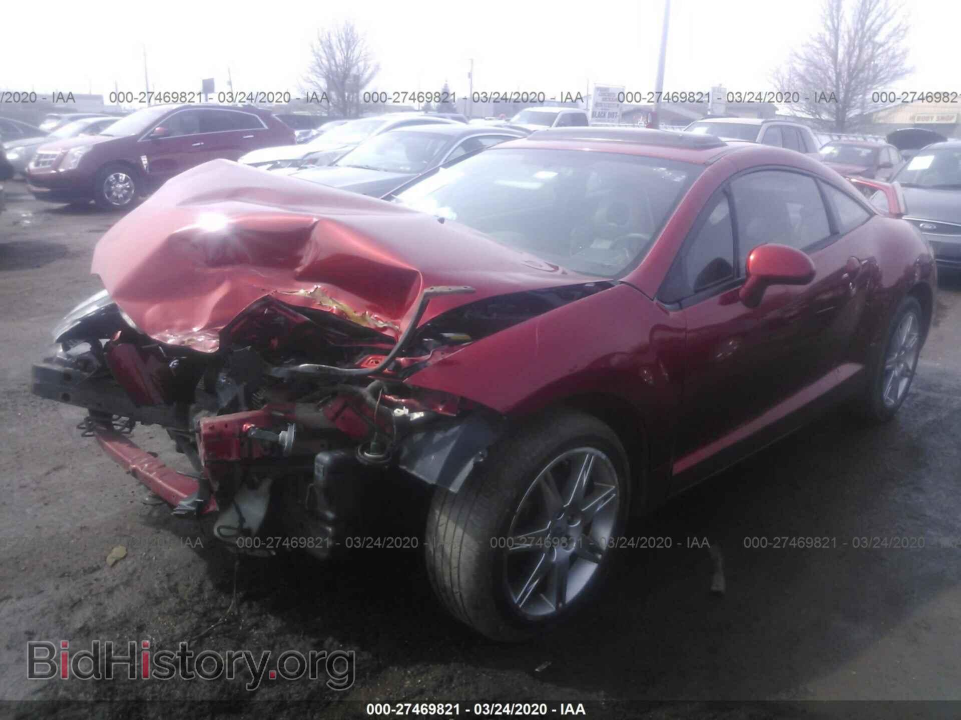 2008 MITSUBISHI ECLIPSE - VIN: 4A3AK64F88E035932 - Фото 2