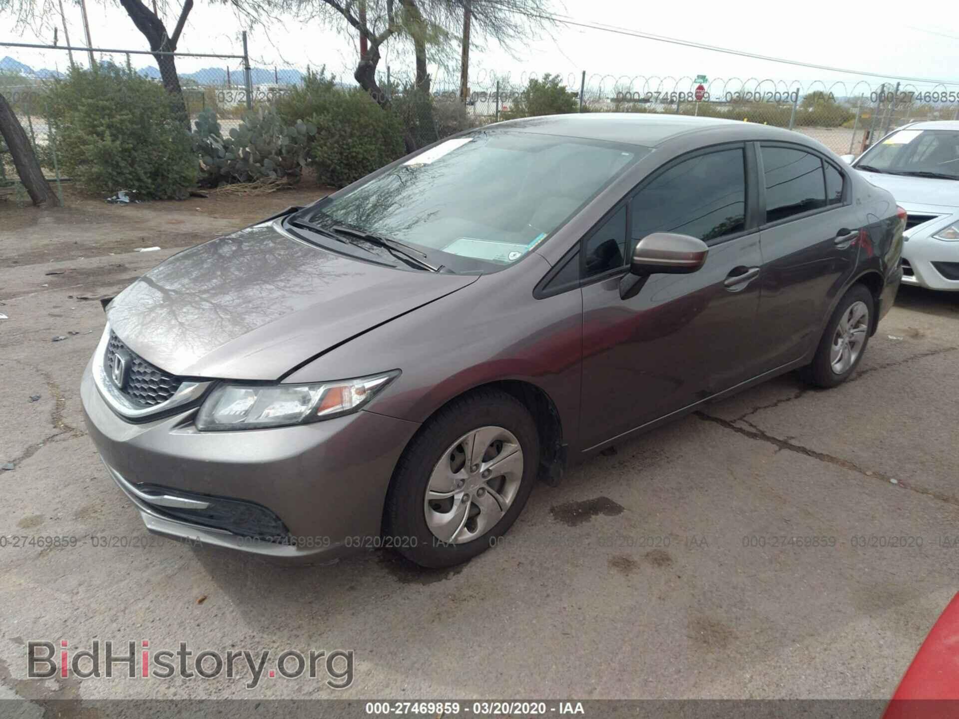 2014 HONDA CIVIC - VIN: 19XFB2F52EE051288 - Фото 2