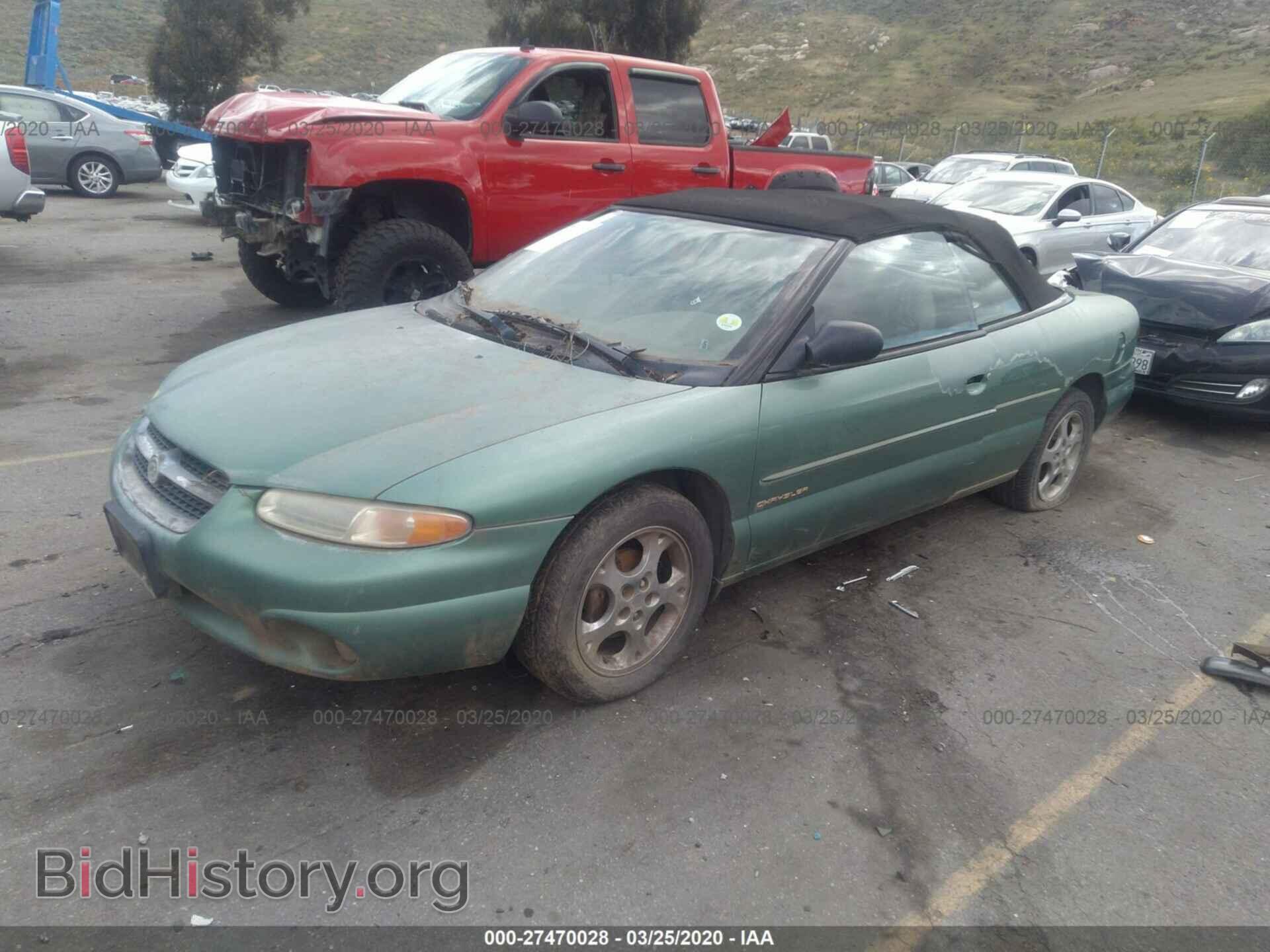 1998 CHRYSLER SEBRING - VIN: 3C3EL55H3WT275824 - Фото 2