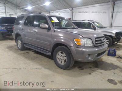 2002 Toyota SEQUOIA Limited, серебристый — VIN 5TDBT48A42S115477, IAAI