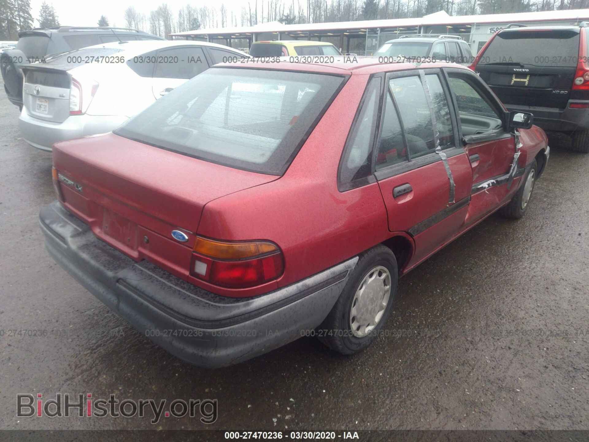 1991 FORD ESCORT - VIN: 1FAPP14J8MW313468 - Фото 4