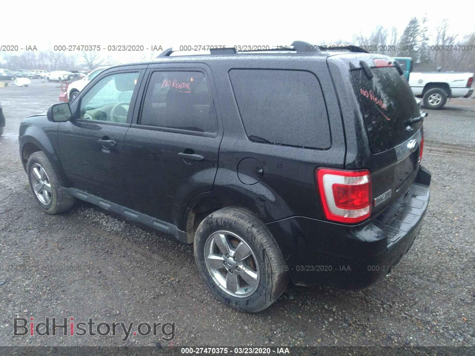 2011 FORD ESCAPE - VIN: 1FMCU0EG2BKB77935 - Фото 3