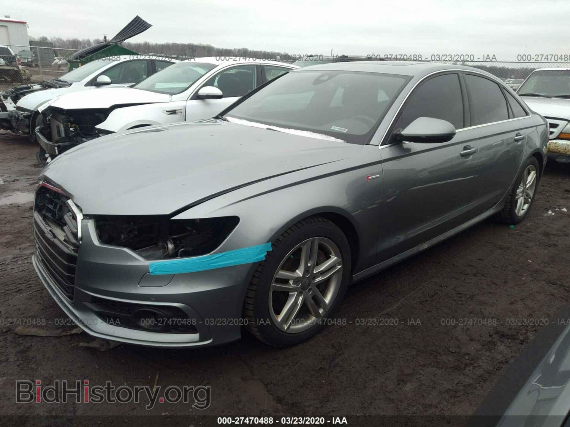 2012 AUDI A6 - VIN: WAUHGAFC6CN089132 - Фото 2