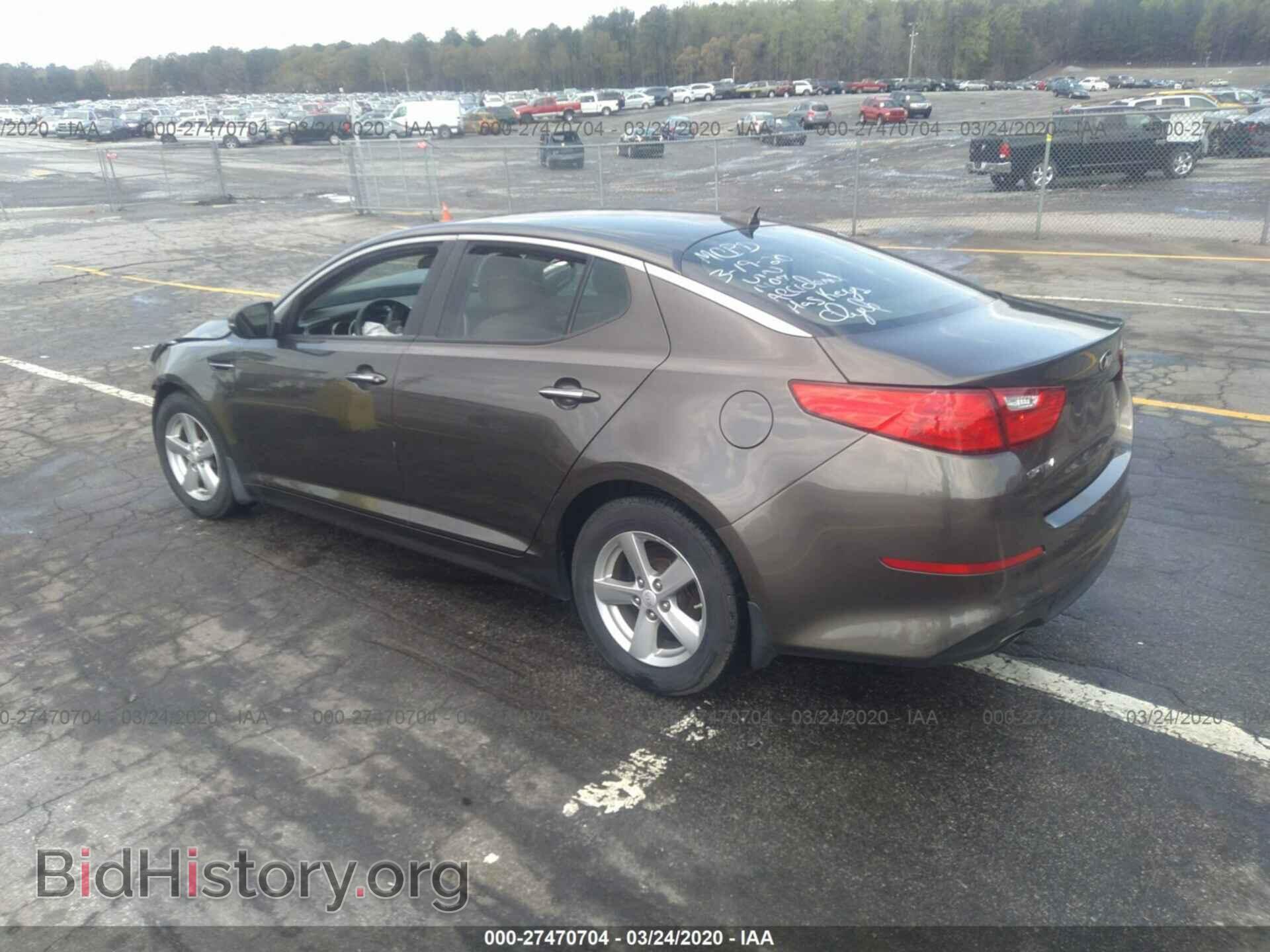 2014 KIA OPTIMA - VIN: 5XXGM4A78EG291407 - Фото 3