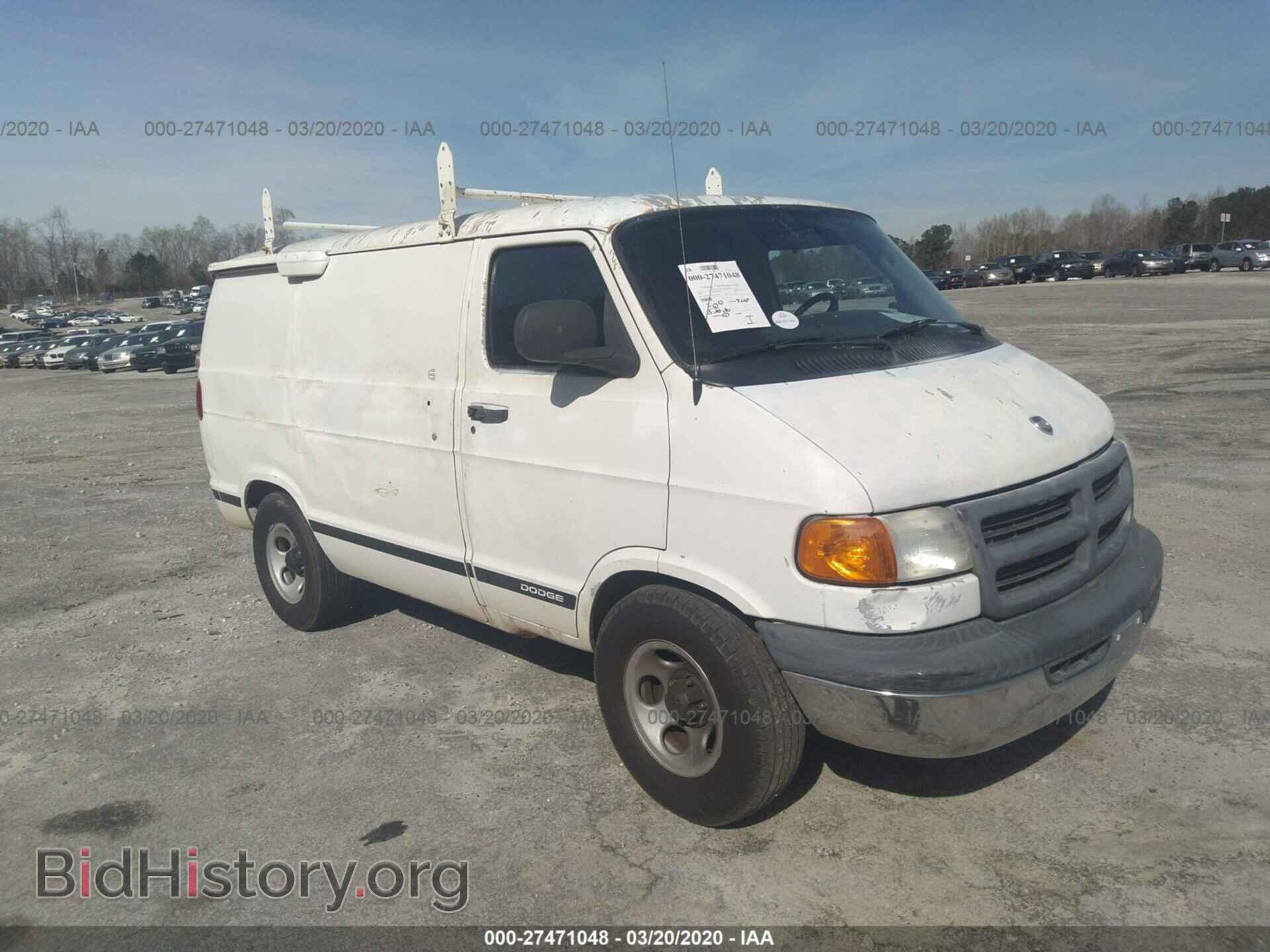 Photo 2D7HB11X93K524903 - DODGE RAM VAN 2003