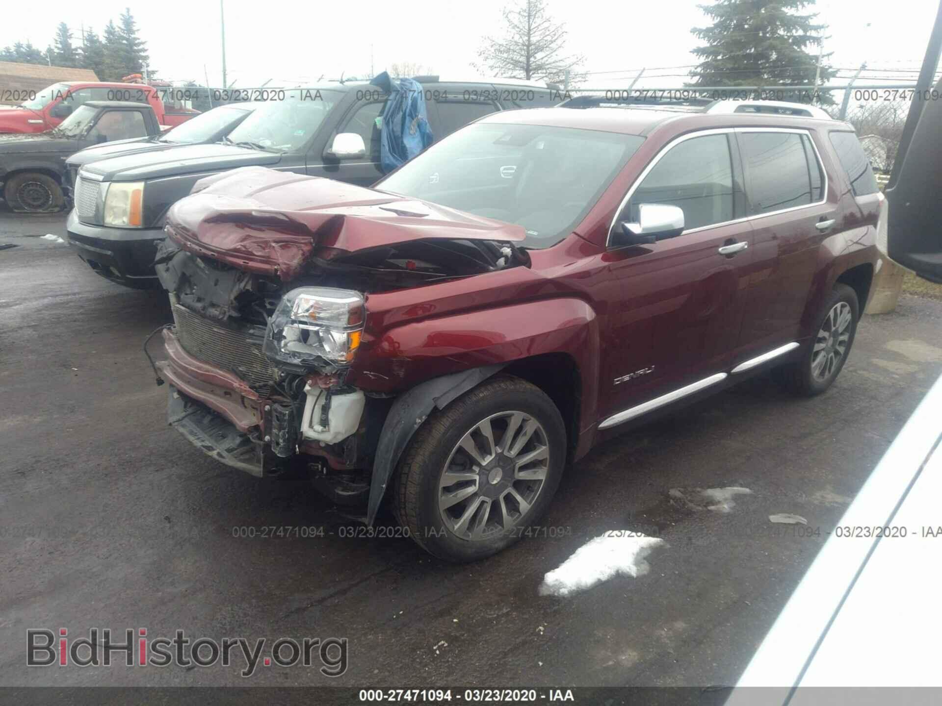 2016 GMC TERRAIN - VIN: 2GKFLVE34G6136848 - Фото 2