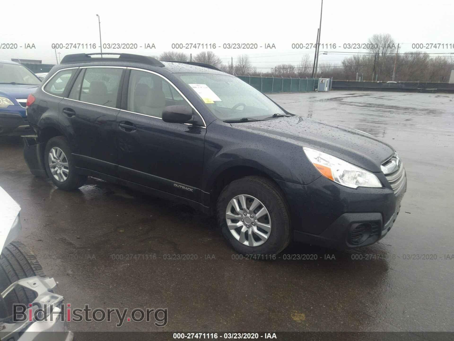 Фотография 4S4BRBACXD3256360 - SUBARU OUTBACK 2013