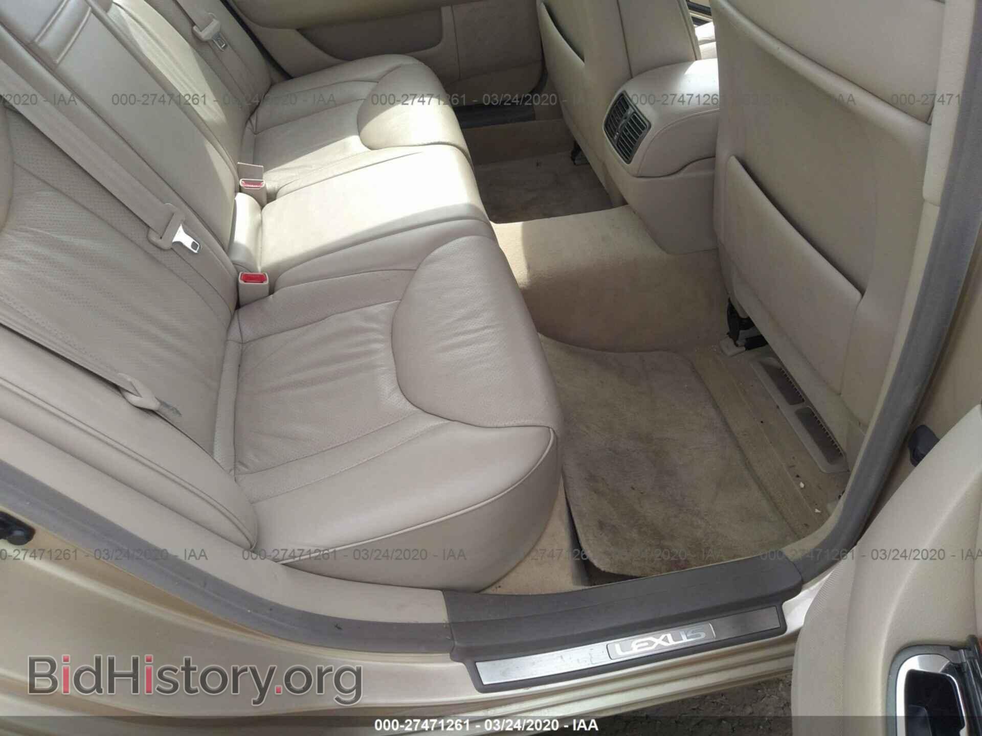 2003 LEXUS LS - VIN: JTHBN30F330094619 - Photo 8