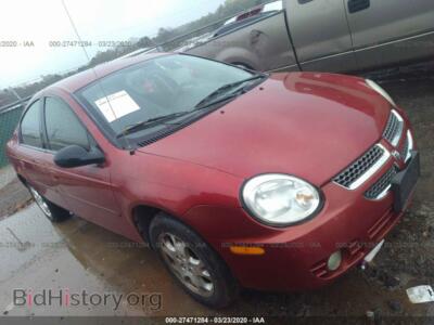 2005 Dodge NEON SXT, red — VIN 1B3ES56C75D194297, IAAI