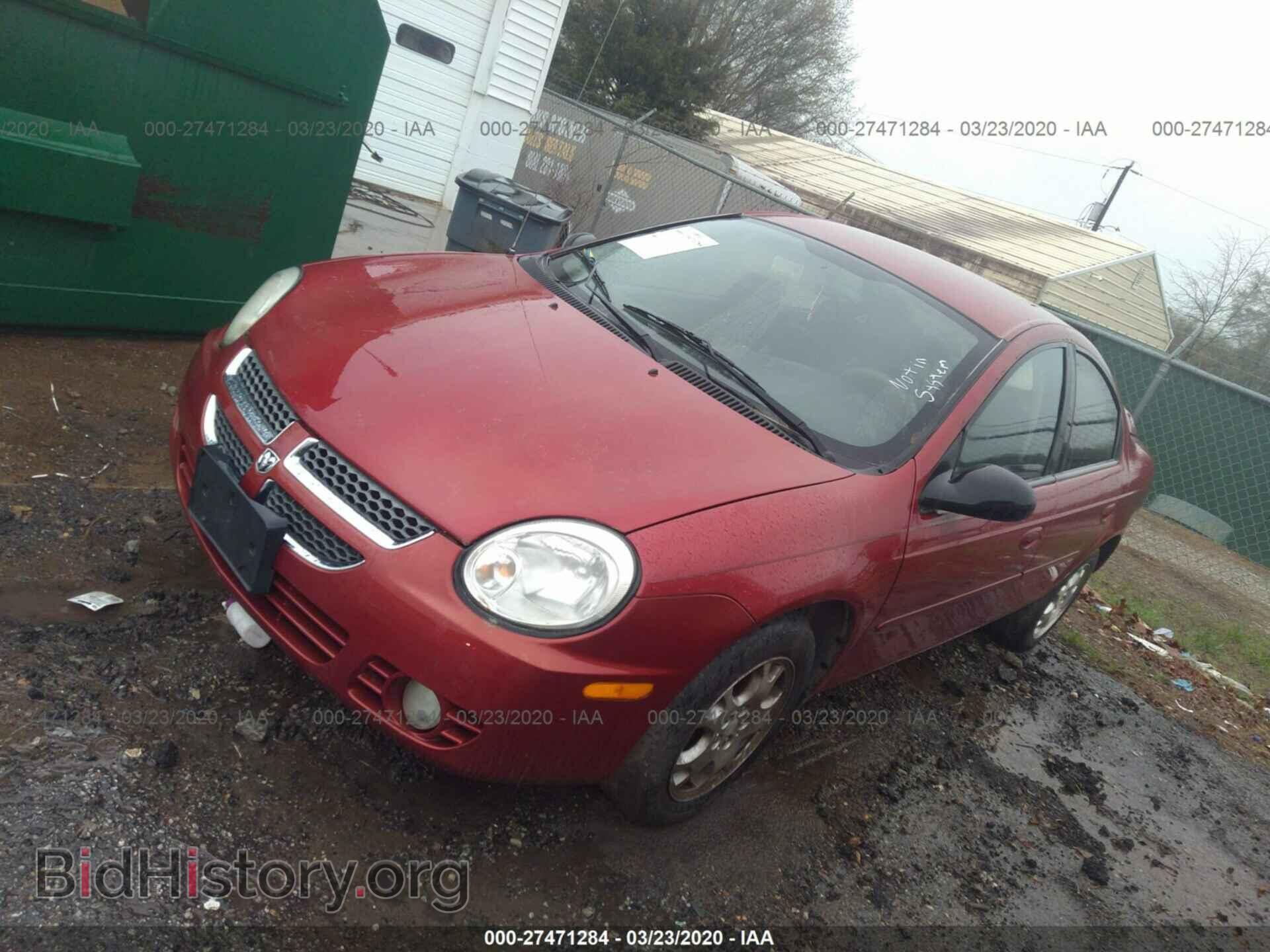 2005 DODGE NEON - VIN: 1B3ES56C75D194297 - Фото 2