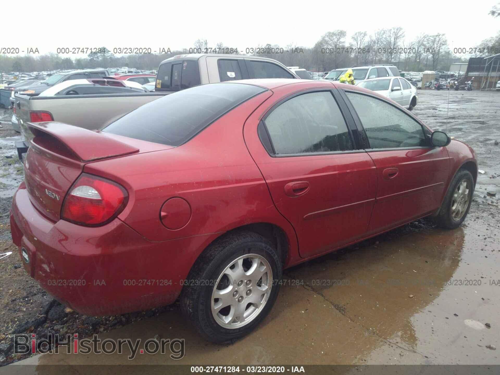 2005 DODGE NEON - VIN: 1B3ES56C75D194297 - Фото 4