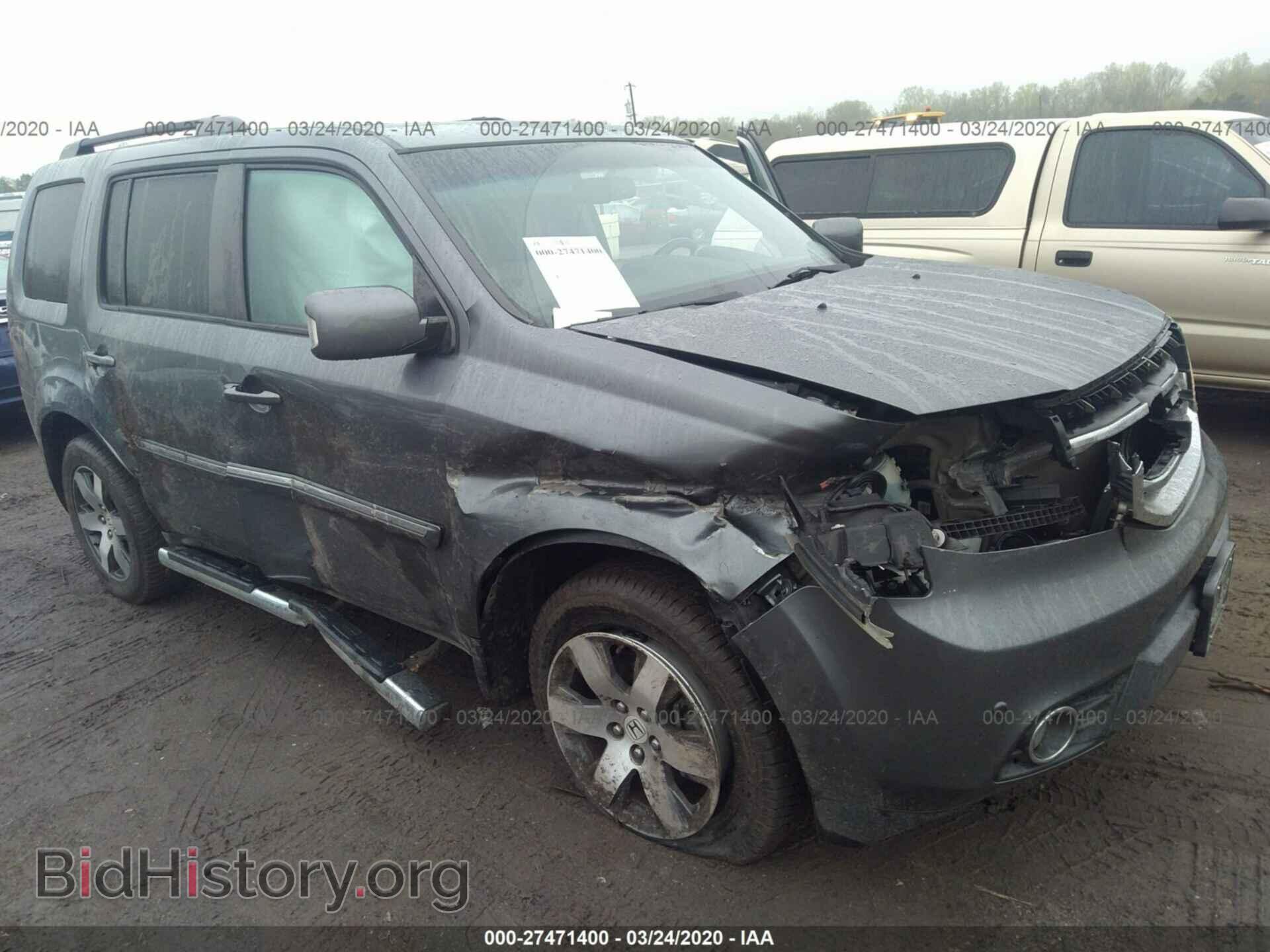 Photo 5FNYF3H98DB012734 - HONDA PILOT 2013