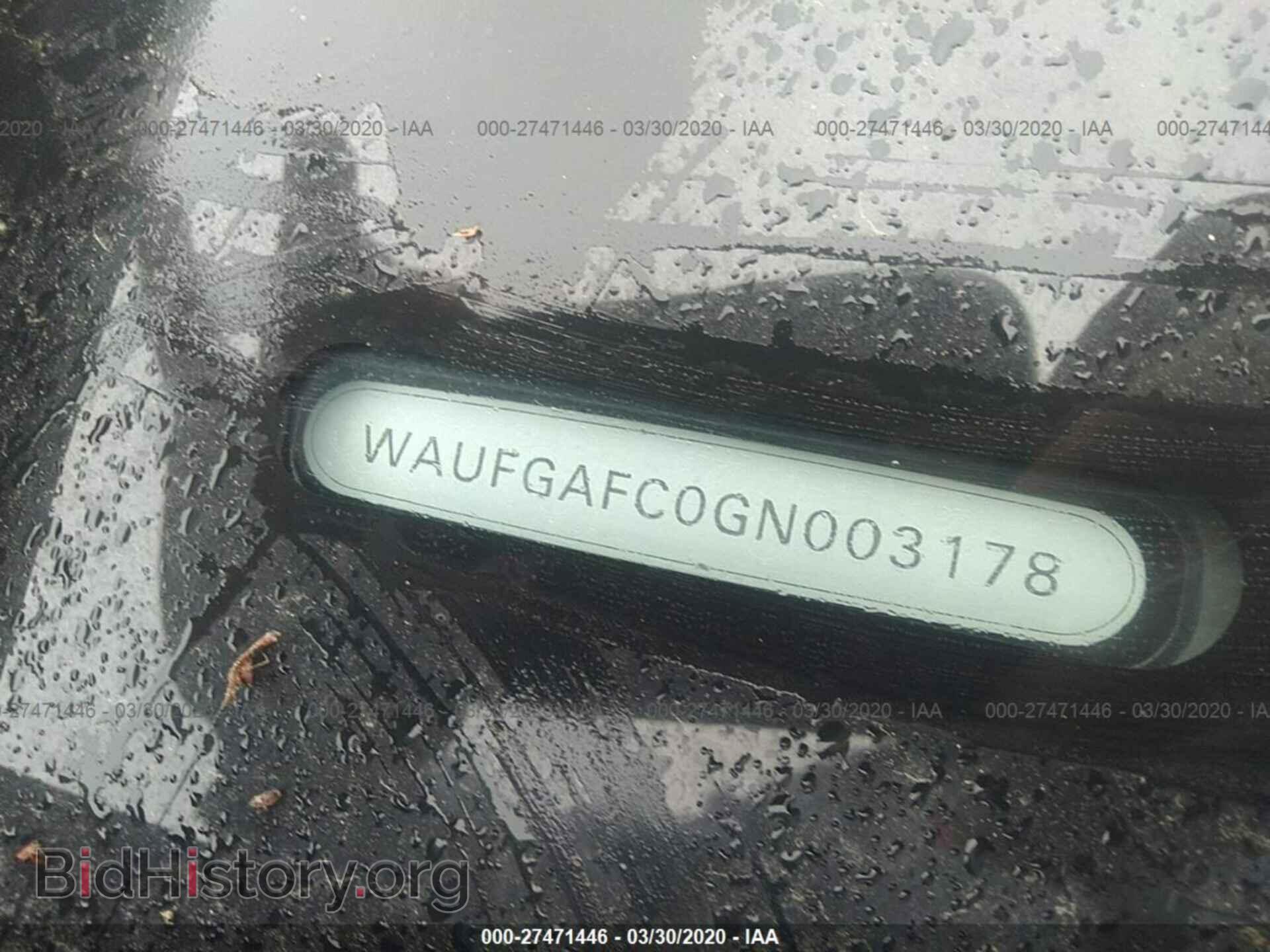 2016 AUDI A6 - VIN: WAUFGAFC0GN003178 - Photo 9