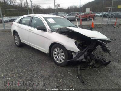 2007 Chrysler SEBRING, белый — VIN 1C3LC46K77N655777, IAAI