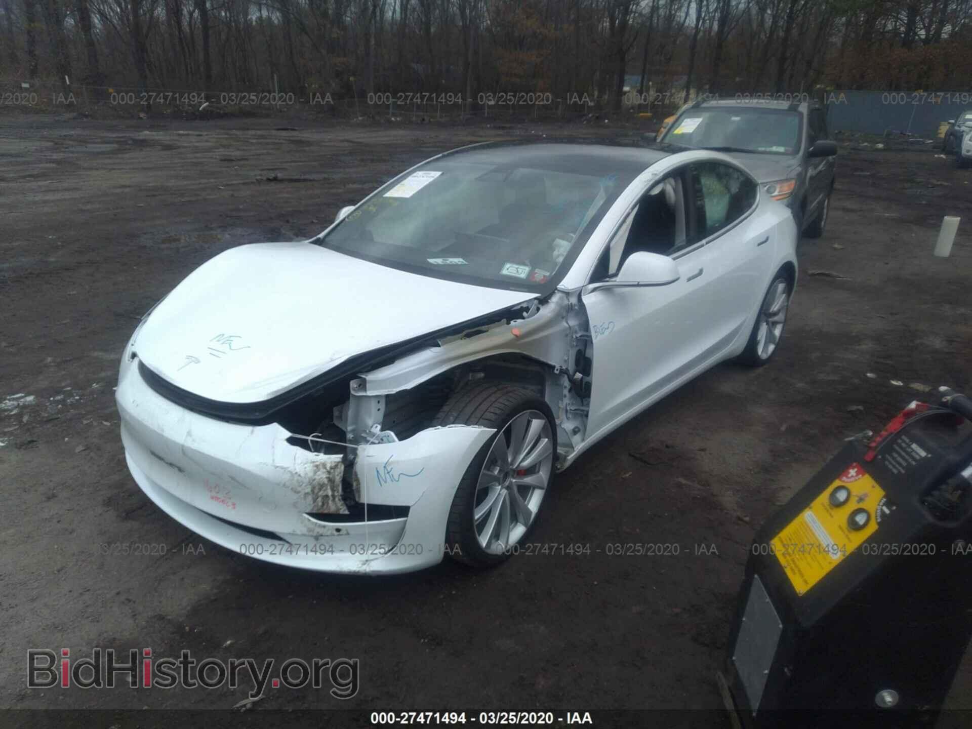 2019 TESLA MODEL 3 - VIN: 5YJ3E1EB4KF427877 - Фото 2