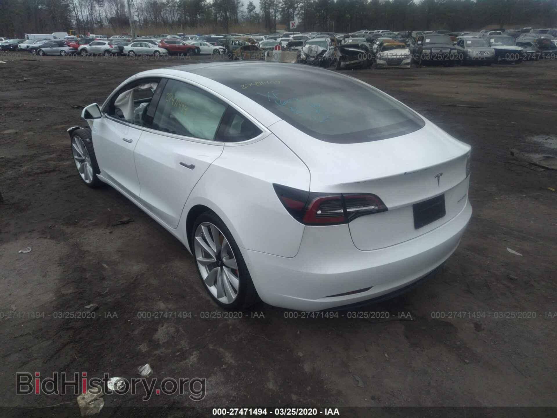 2019 TESLA MODEL 3 - VIN: 5YJ3E1EB4KF427877 - Фото 3