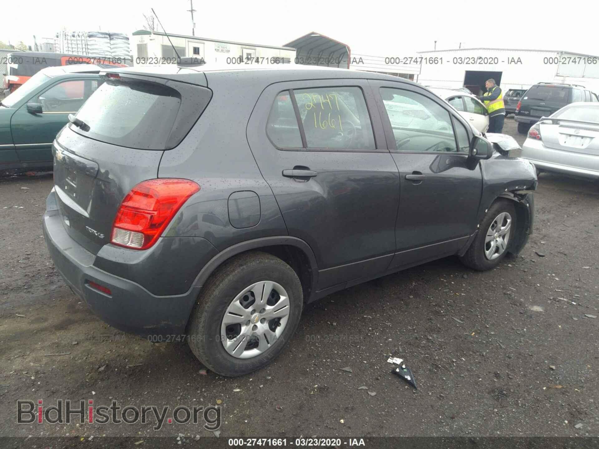 2016 CHEVROLET TRAX - VIN: 3GNCJKSB3GL127771 - Photo 4