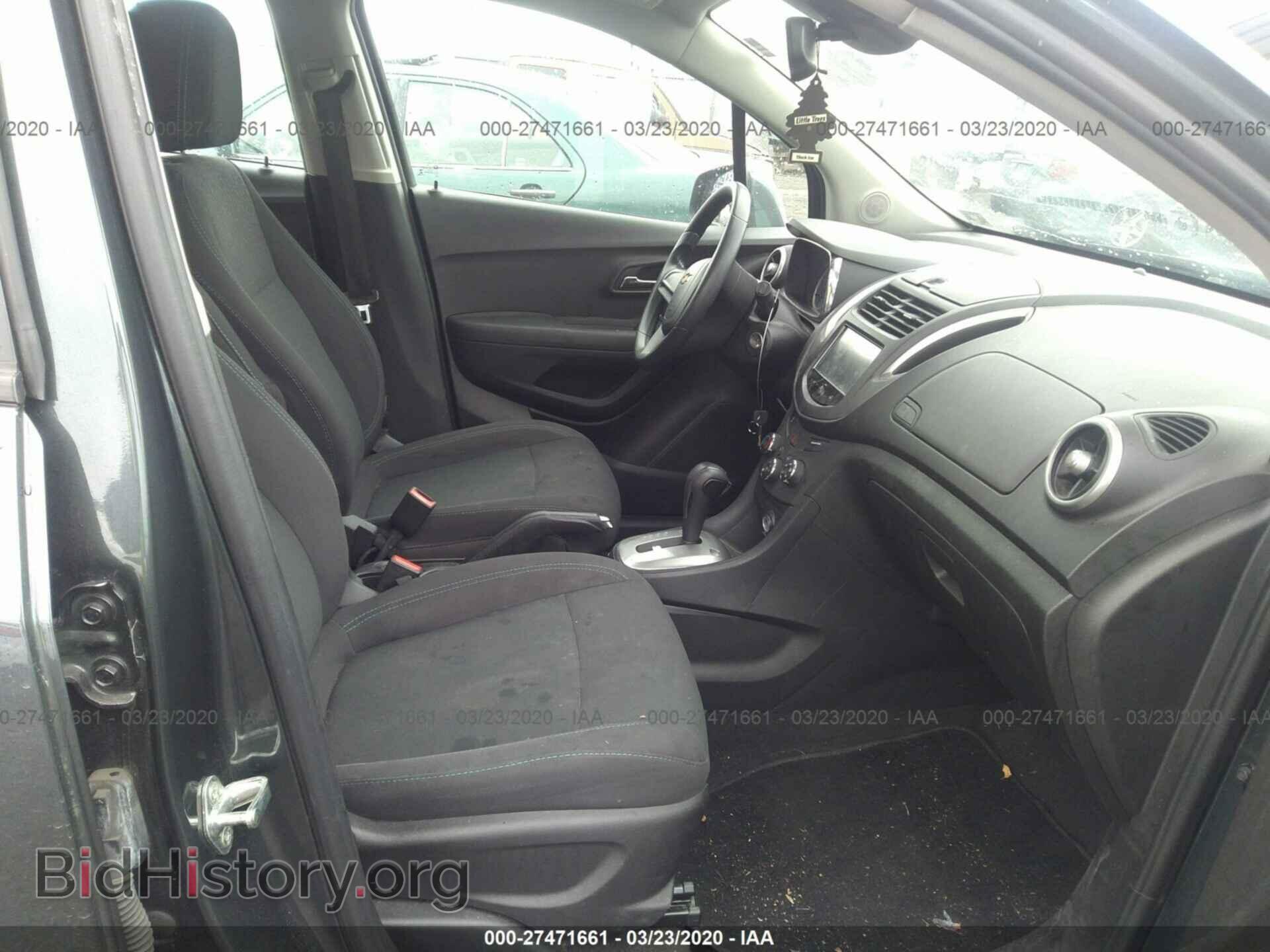 2016 CHEVROLET TRAX - VIN: 3GNCJKSB3GL127771 - Photo 5