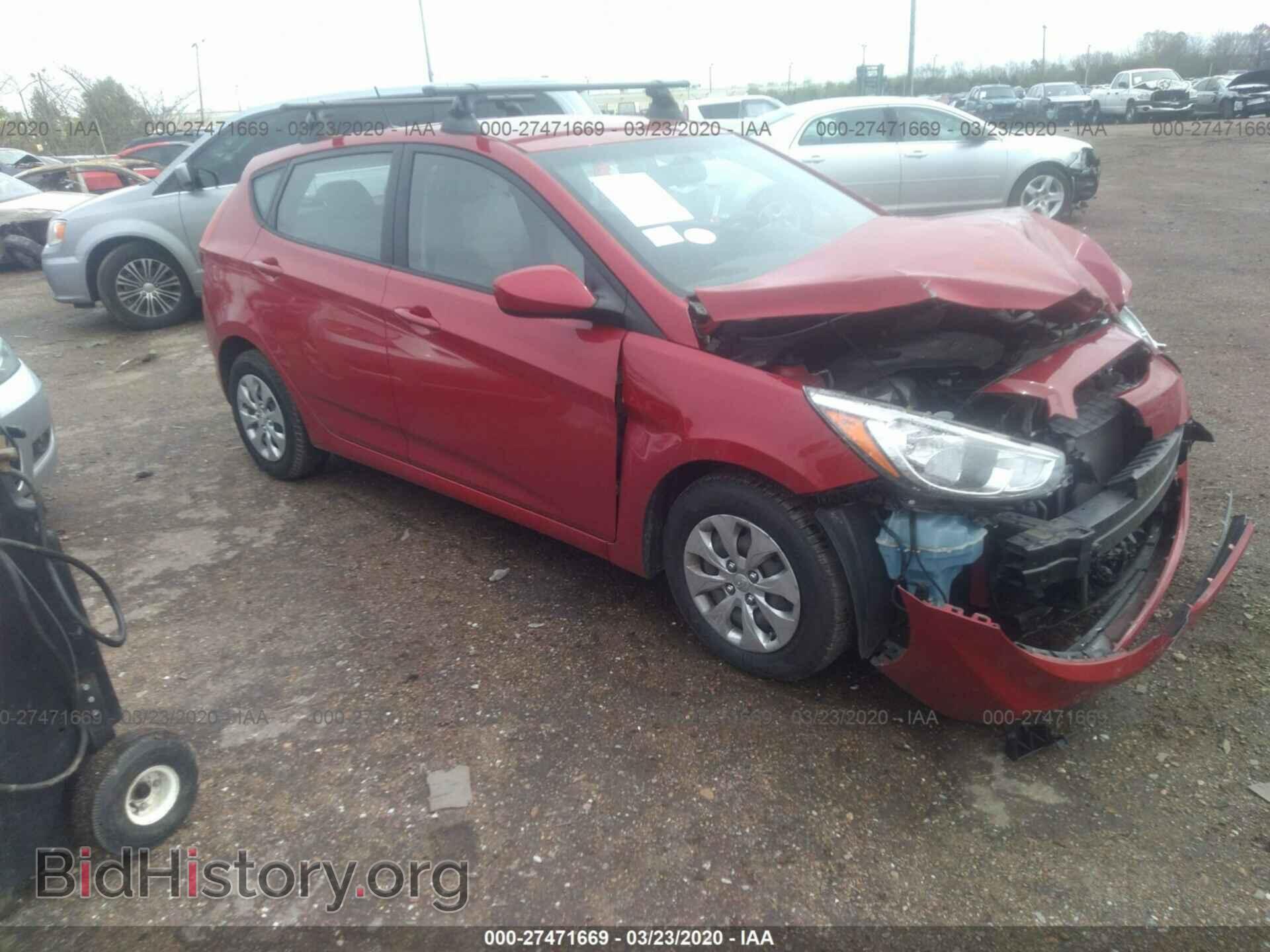 Фотография KMHCT5AE3GU256661 - HYUNDAI ACCENT 2016