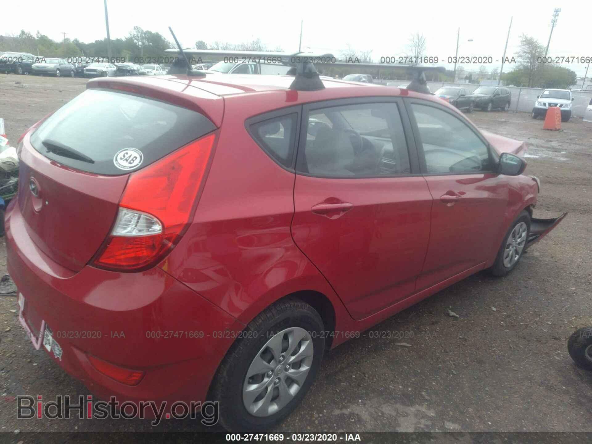 2016 HYUNDAI ACCENT - VIN: KMHCT5AE3GU256661 - Фото 4