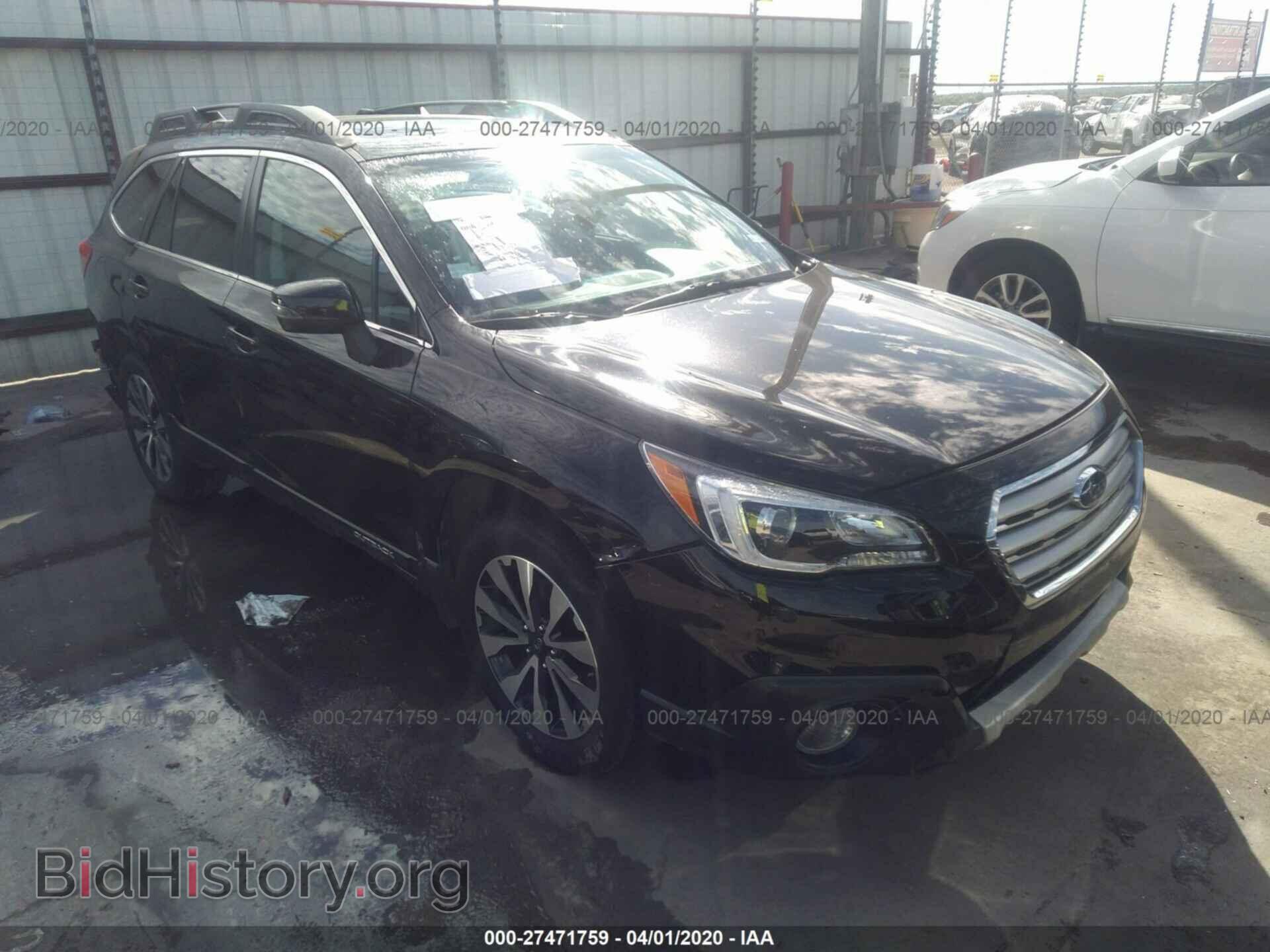Photo 4S4BSANC5F3341280 - SUBARU OUTBACK 2015