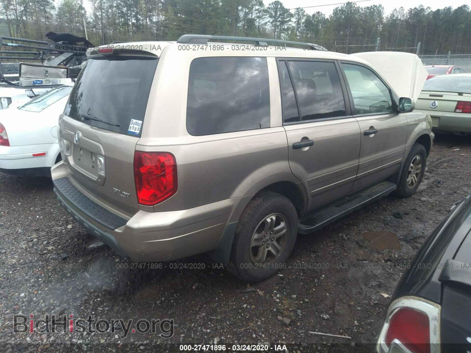 2005 HONDA PILOT - VIN: 5FNYF18535B007668 - Фото 4