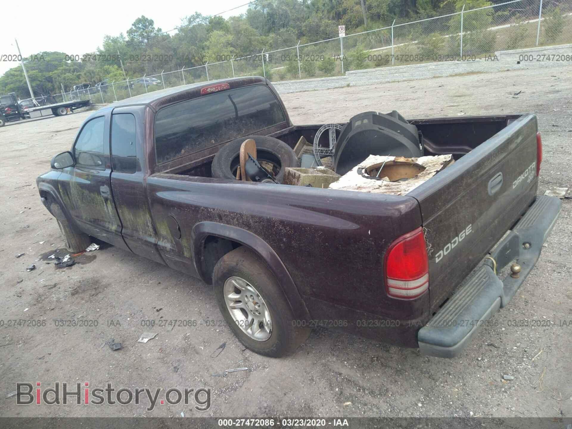 2004 DODGE DAKOTA - VIN: 1D7GL12K24S612971 - Фото 3