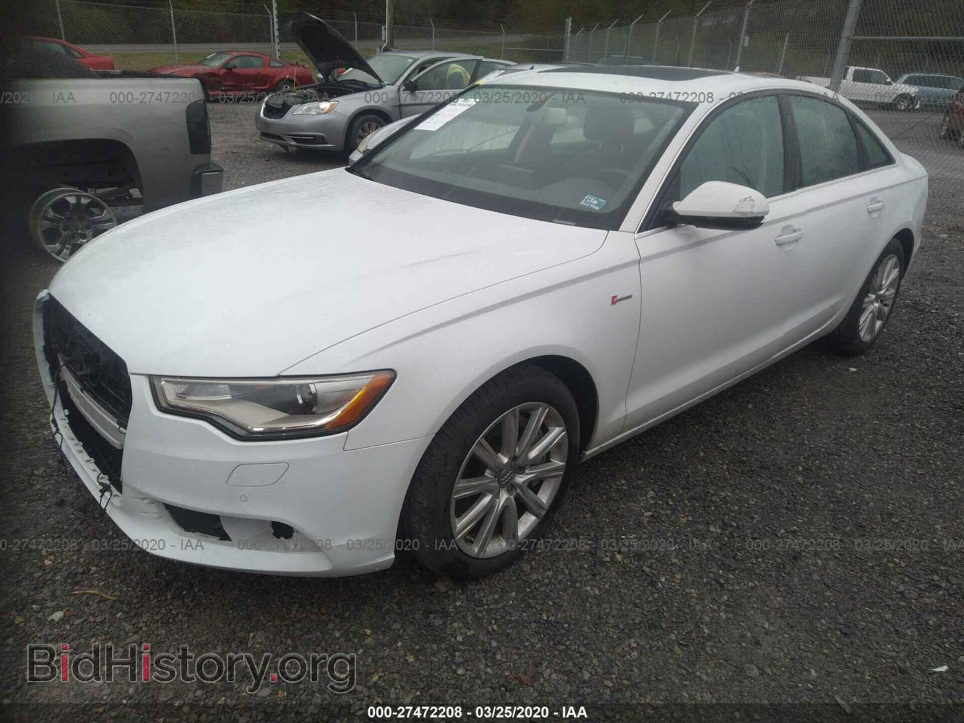 2014 AUDI A6 - VIN: WAUFGAFCXEN109943 - Фото 2