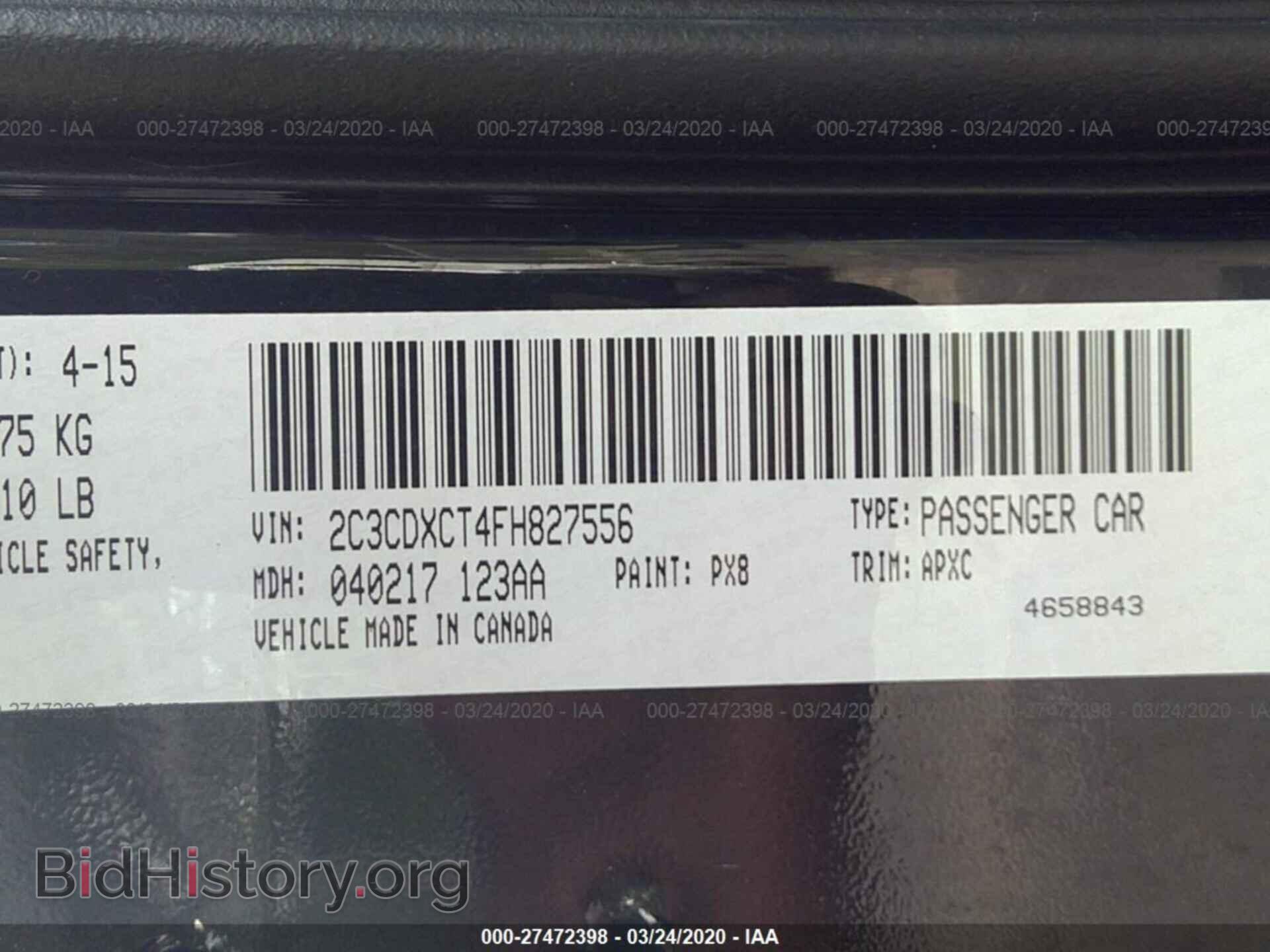 2015 DODGE CHARGER - VIN: 2C3CDXCT4FH827556 - Фото 9